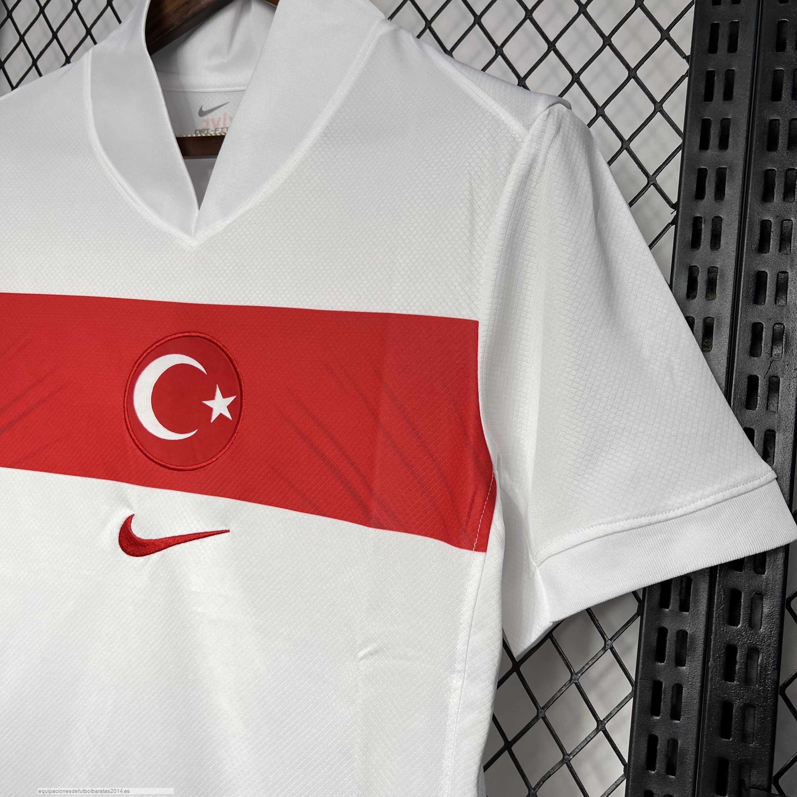 Nuevo Tailandia 1ª Camiseta Turquia 2024 Blanco Baratas